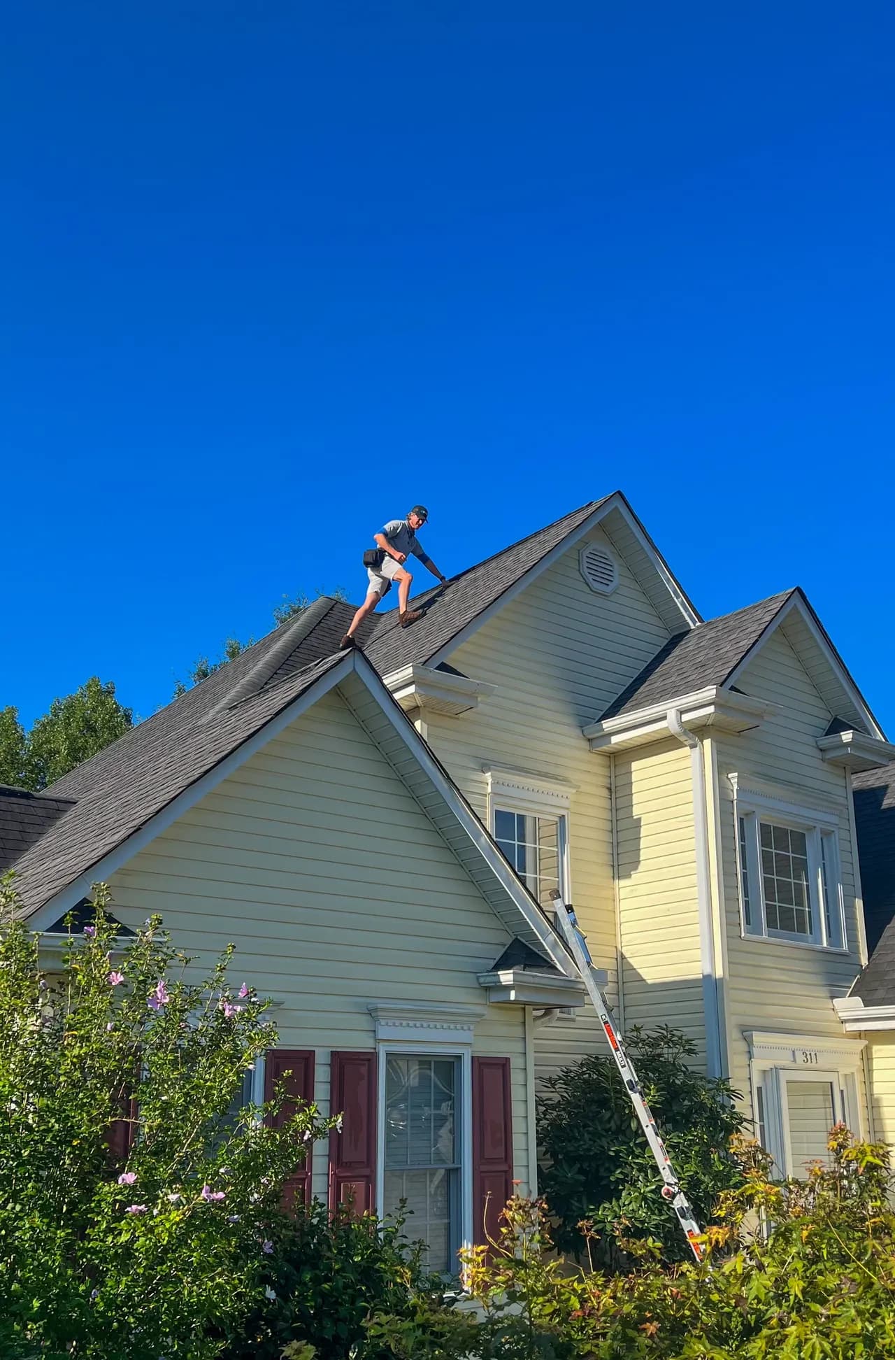 Recent roofing project in the Upstate